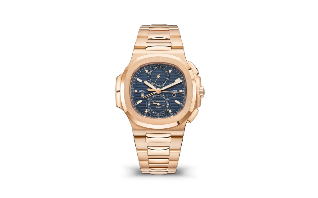 Nautilus Travel Time Chronograph Watch, 18k Rose Gold, 40, 5 mm, Ref# 5990/1R-001