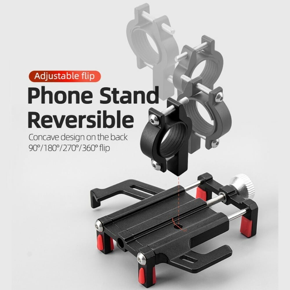 ROCKBROS CNC Aluminum Motorcycle Phone Mount with Vibration Dampener - image 10