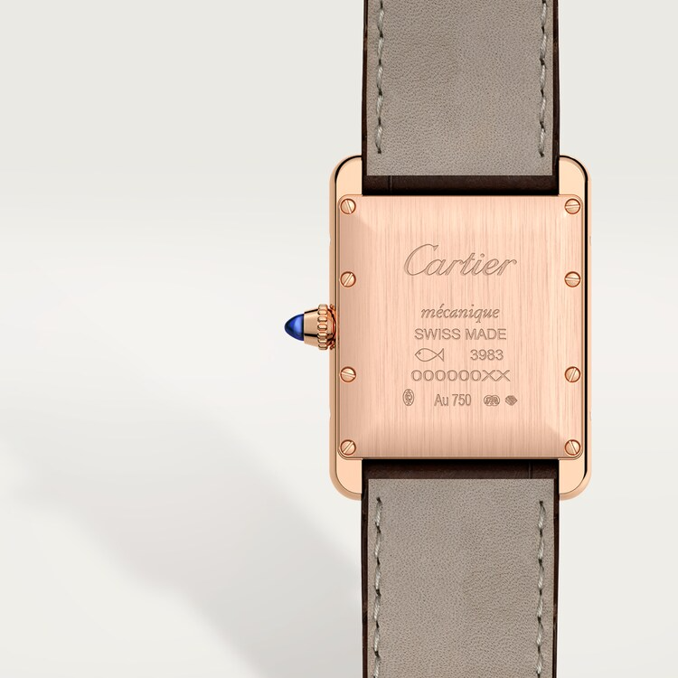 Unworn, Tank Louis, 18k Rose Gold, 33.7mm x 25.5mm, Ref# WGTA0011, box and papers