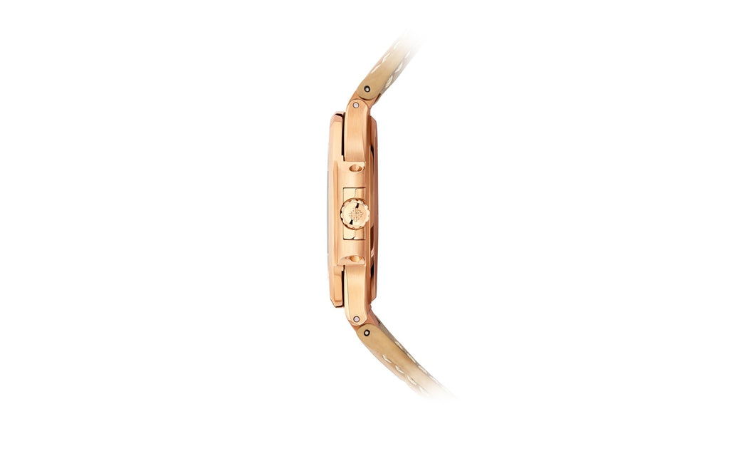 Nautilus Quartz Diamond Ladies Watch, 18k Rose Gold, 32mm, Ref# 7010R-011