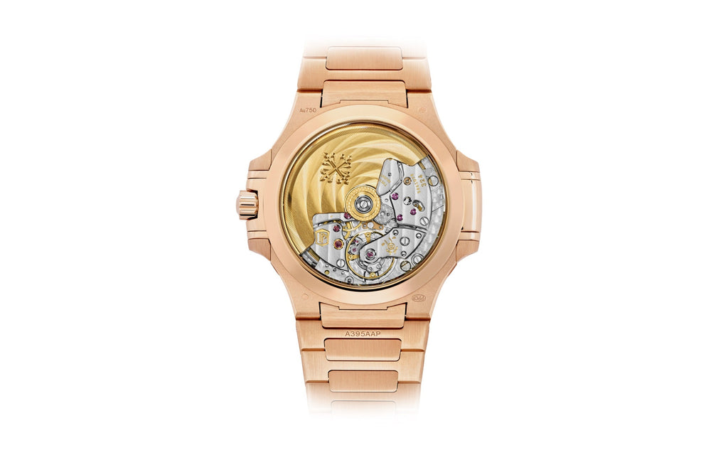 Nautilus Ladies Automatic Watch, 18k Rose Gold and Diamonds, 35, 2mm, Ref# 7118/1200R-010