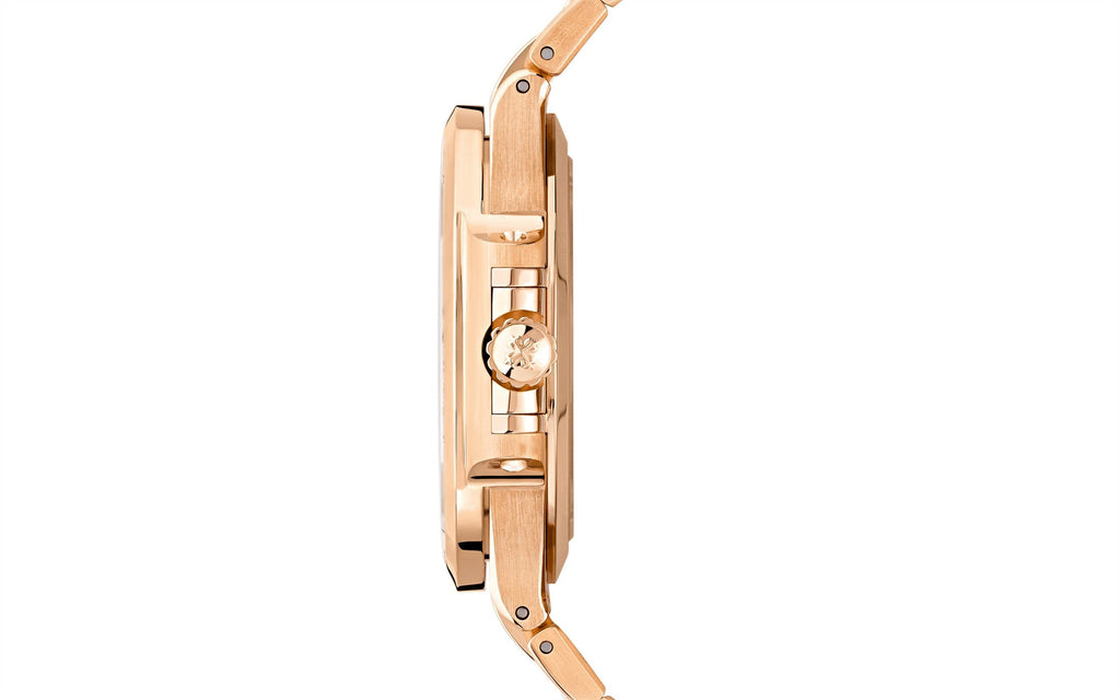 Nautilus Ladies Automatic Watch, 18k Rose Gold and Diamonds, 35, 2mm, Ref# 7118/1200R-010