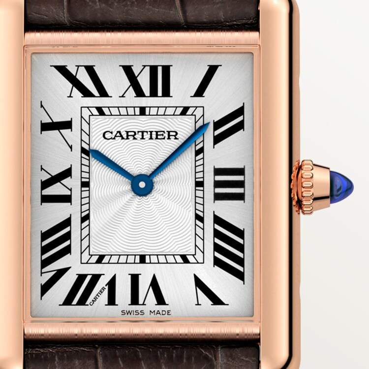 Unworn, Tank Louis, 18k Rose Gold, 33.7mm x 25.5mm, Ref# WGTA0011, box and papers