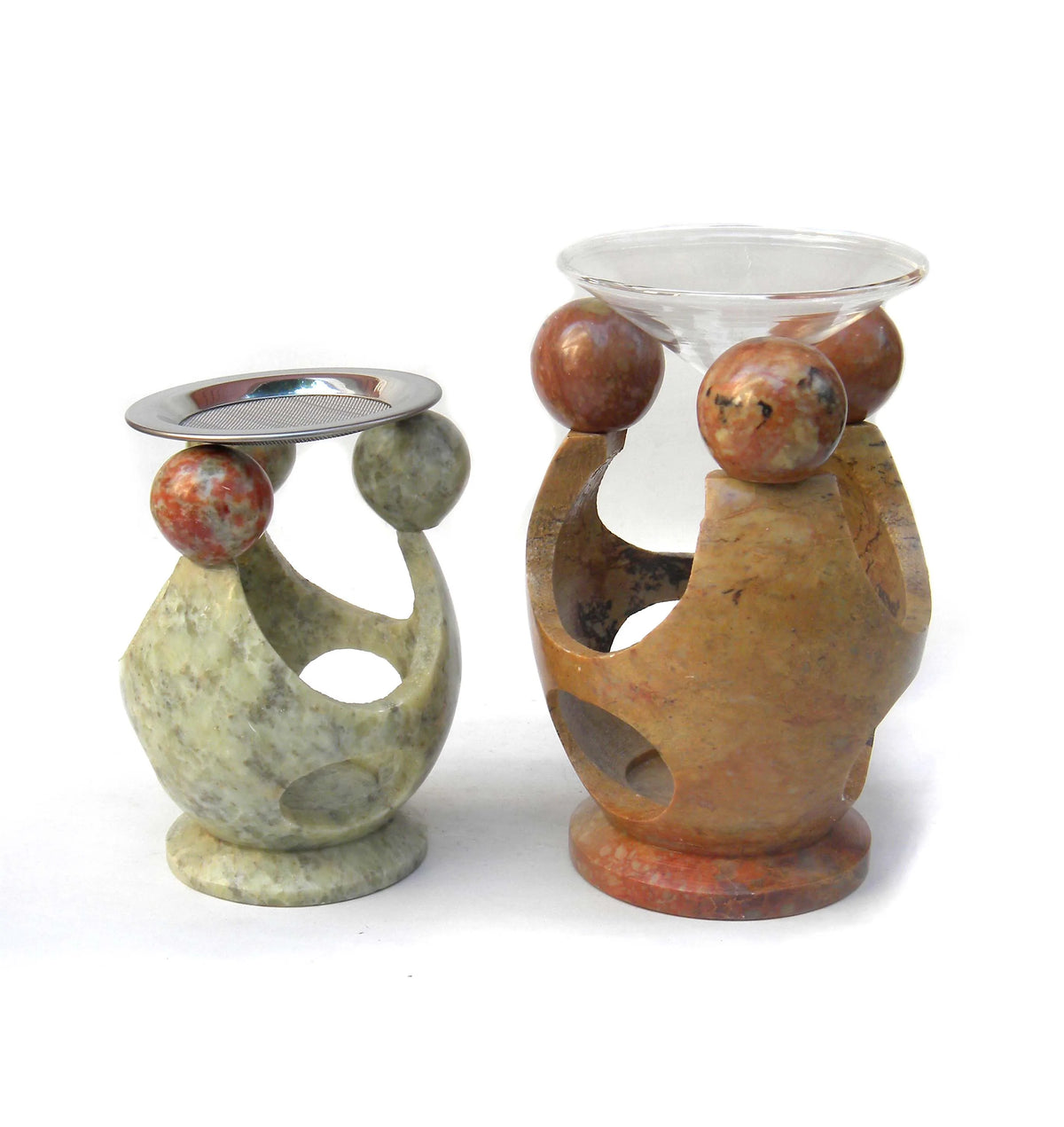 Handmade Stone Aroma Oil Burner with Letterpress Print, Non-Electric - image 5