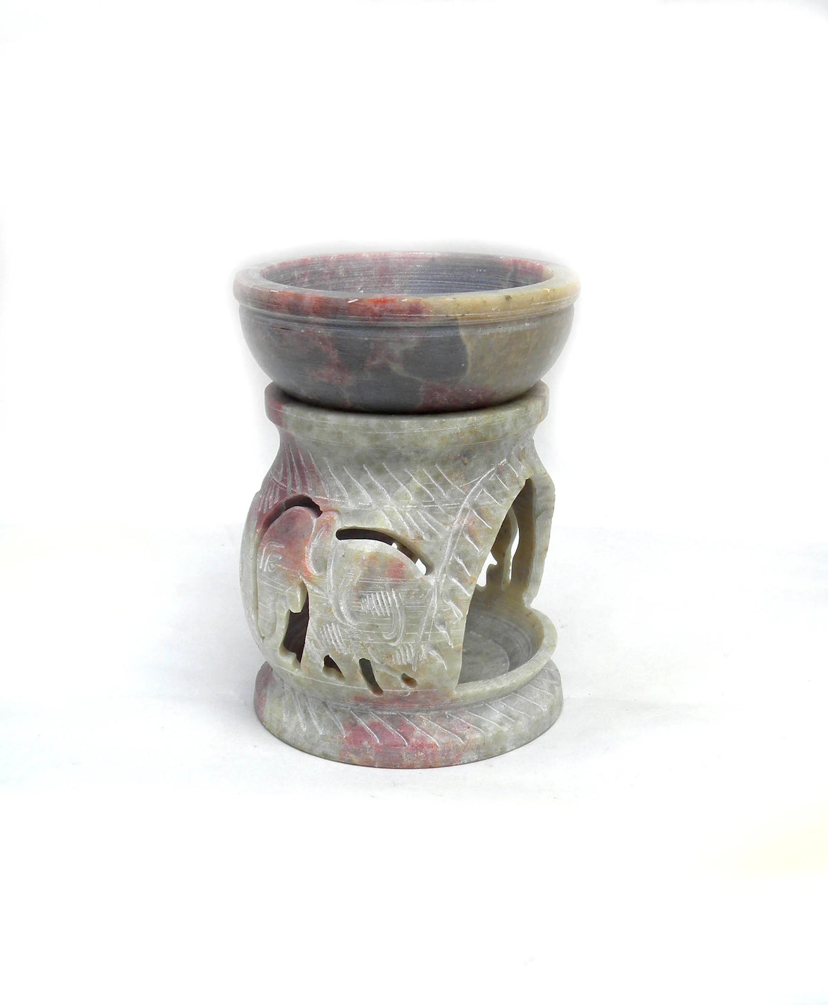 Natural Stone Aroma Oil Burner Lamp, Non-Electric, 20 cm Tall - image 6