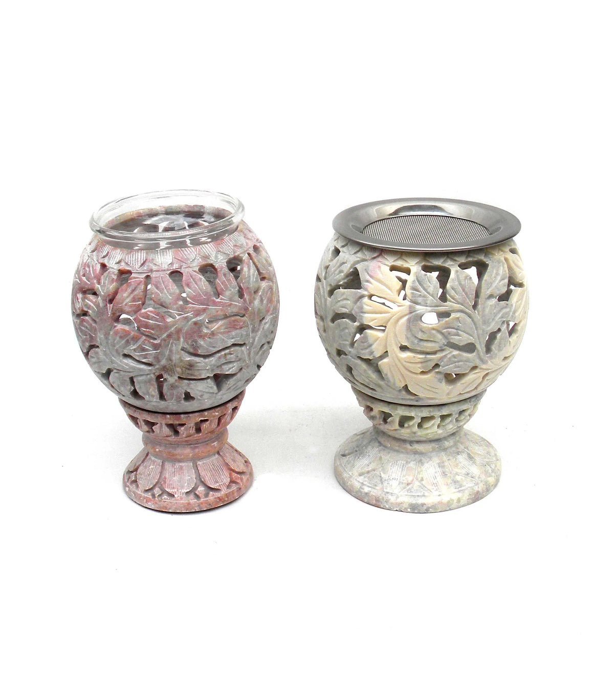 Handmade Stone Aroma Oil Burner with Letterpress Print, Non-Electric - image 2