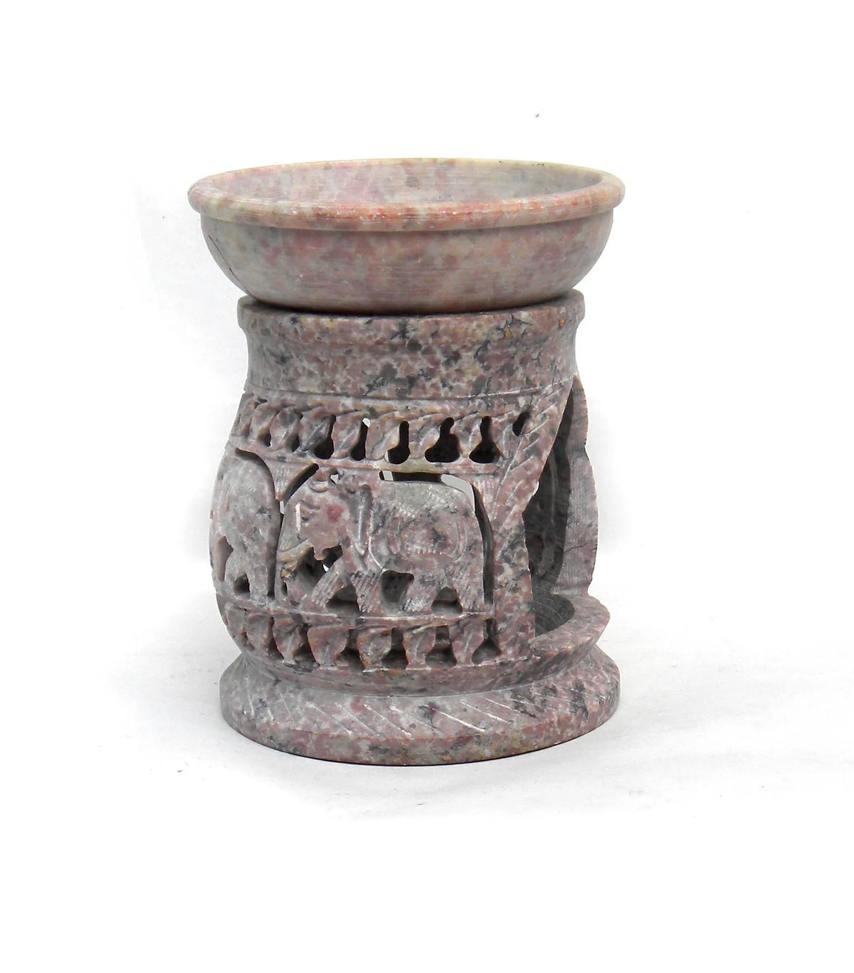 Natural Stone Aroma Oil Burner Lamp, Non-Electric, 20 cm Tall - image 2