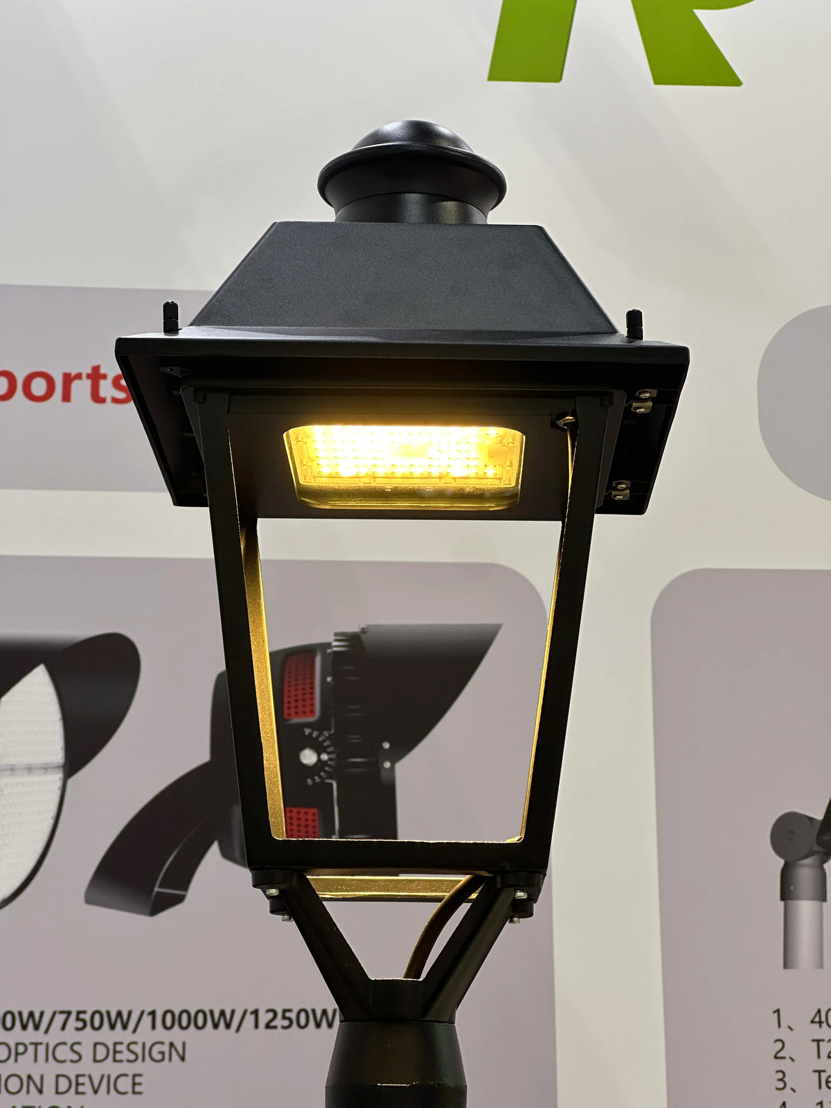 IP65 Waterproof AC LED Garden Light Outdoor Aluminum Motion Sensor & Remote Control Area