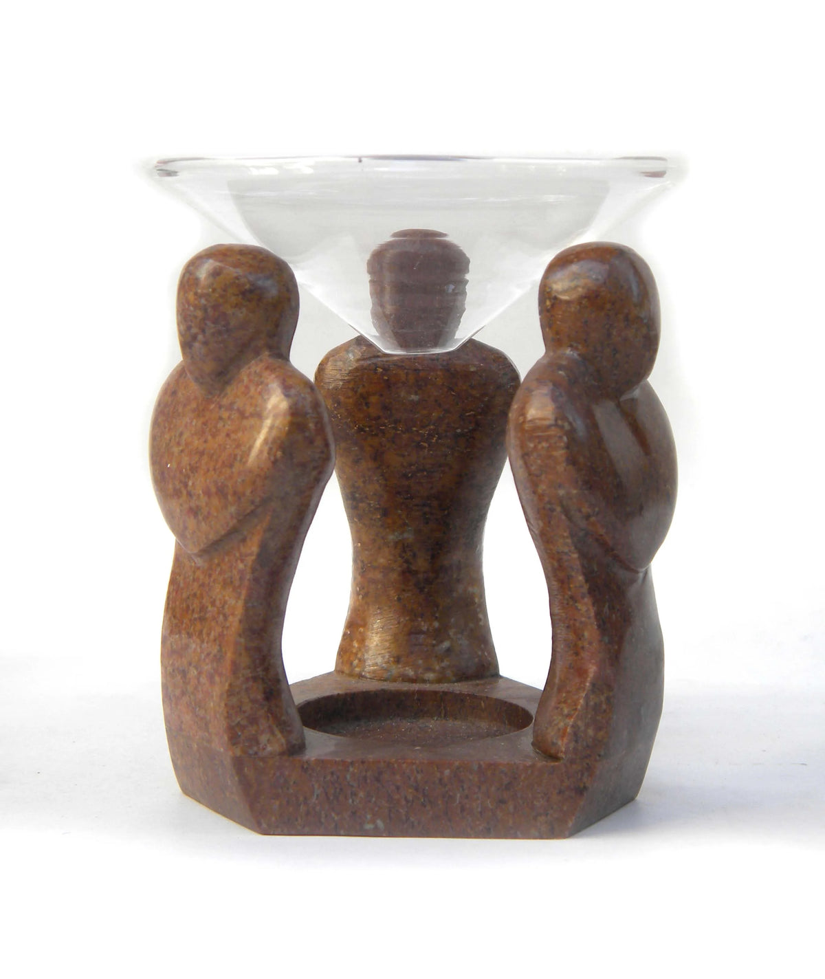 Handmade Stone Aroma Oil Burner with Letterpress Print, Non-Electric - image 6