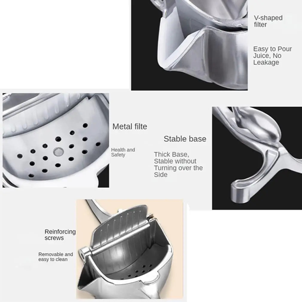 Handheld Aluminum Lemon Squeezer and Reamer for Home and Restaurant - image 4