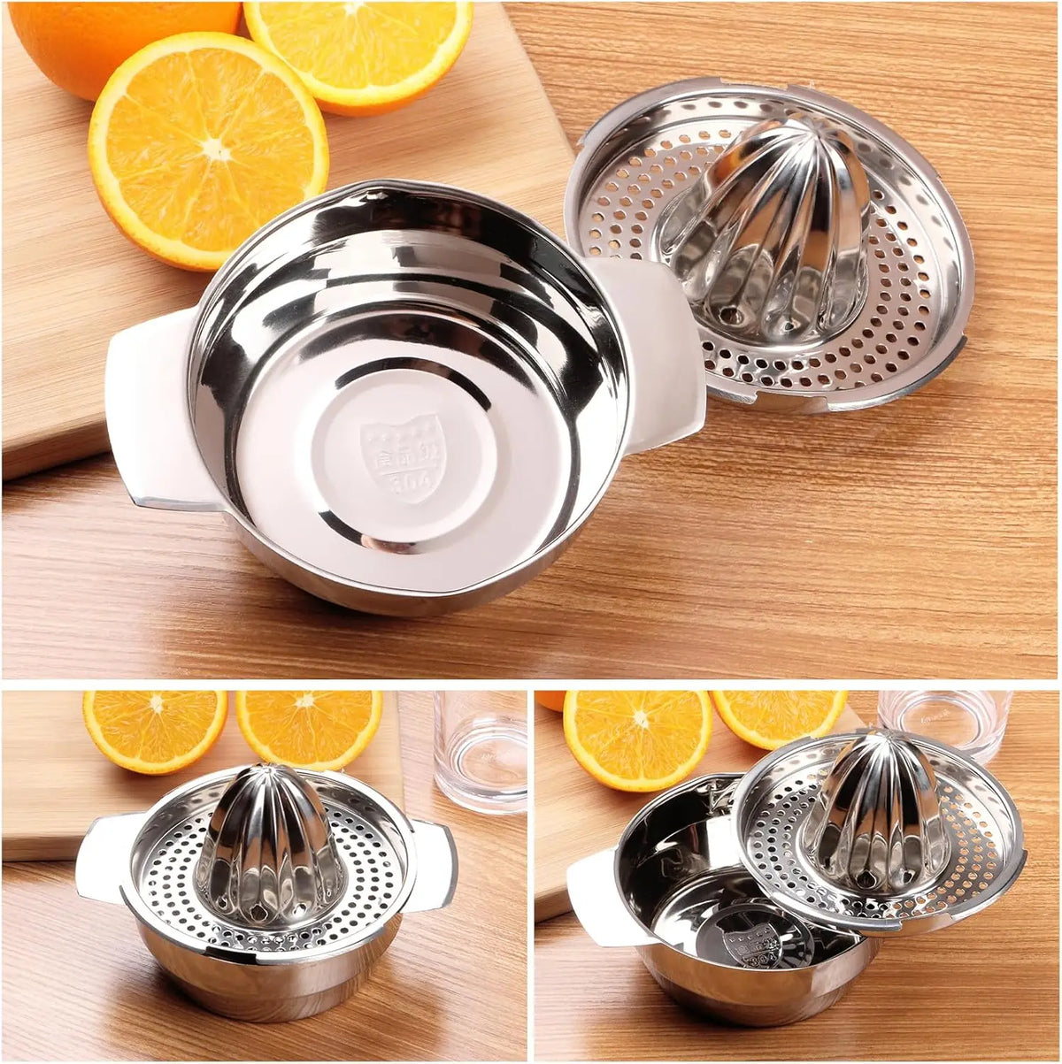 Sale Restaurant Kitchen Household Stainless Steel Manual Juicer for Milk Tea Lemon Fruit