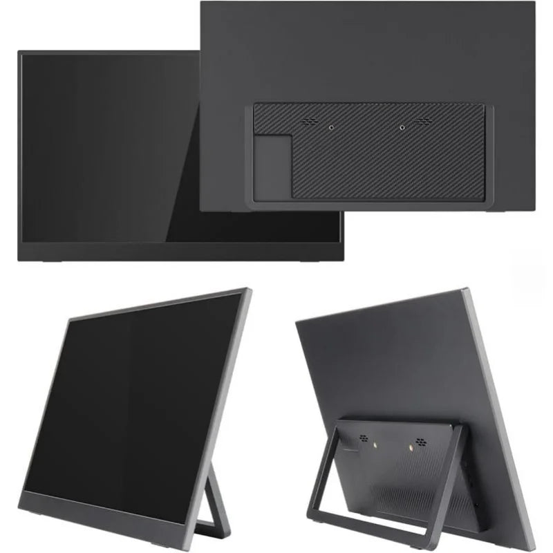 Portable Monitor for Laptop 15.6 Inch FHD 1080P IPS Eye Care Screen with Stand 180