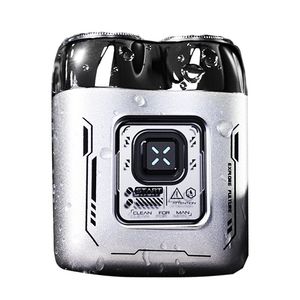 Waterproof LED dual-head shaver