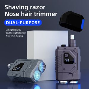 Exquisite High Quality Yhc-005 Magnetic Cordless Electric Shaver for Business Meetings