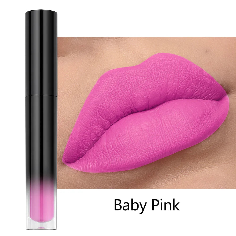 Waterproof Long-Lasting Lip Glaze with Herbal Ingredients, 20 Shades - image 7