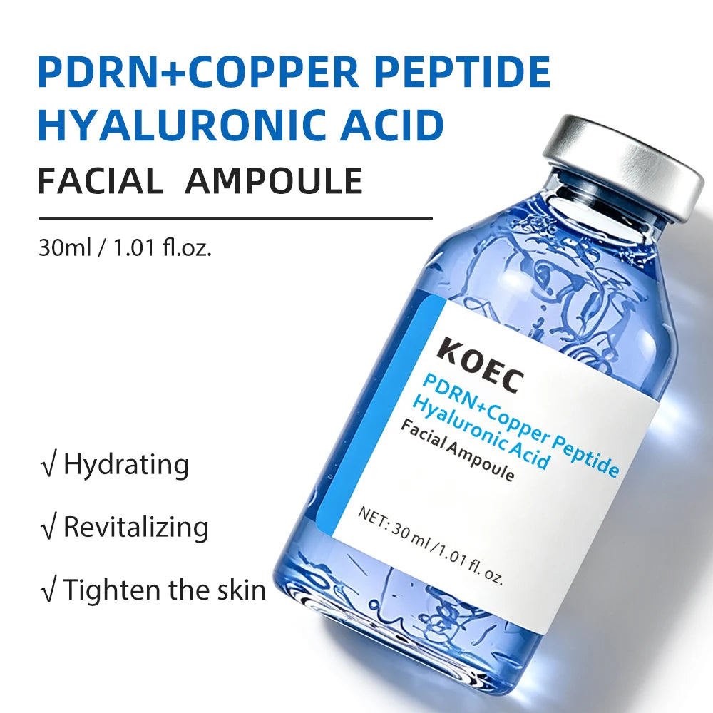 Deep Collagen Silk Peptide PDRN Facial Ampoule Intensive Lifting Serum for Face