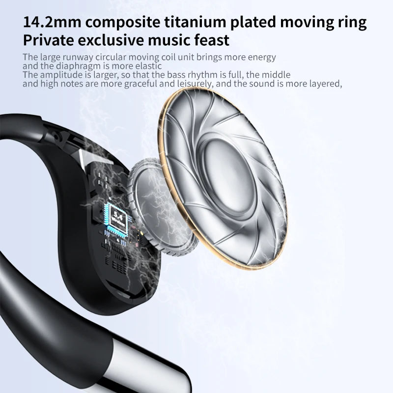 Open-Ear Sports Earbuds with Mini Ear Hooks, IPX5, AI Translation - image 3