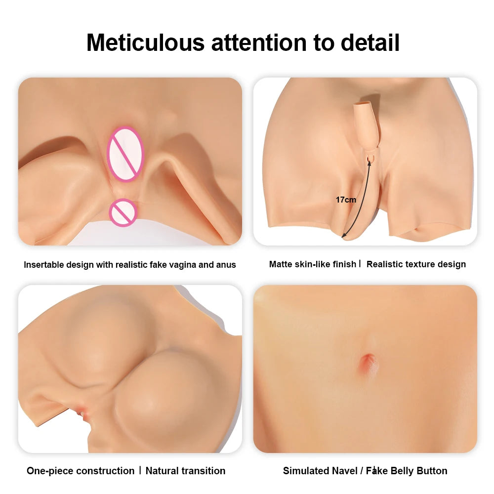 Men's Silicone Padded Hip and Butt Enhancer Briefs, S–4XL - image 4