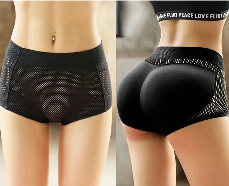Padded Push-Up Butt Lifter Panties, Breathable Knit, S–XL - image 5