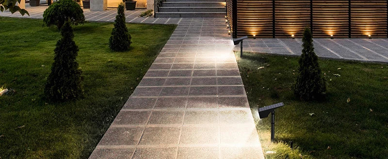 Solar Spotlights with 40 LEDs and 4 Light Modes, IP65, Auto On/Off - image 6