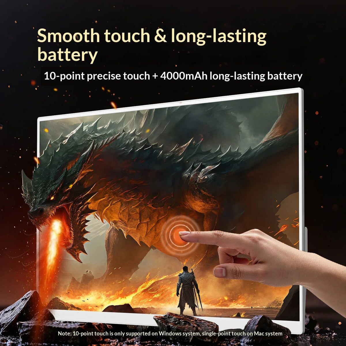 15.6" FHD IPS Touch Portable Monitor, Type-C, Battery Option - image 2