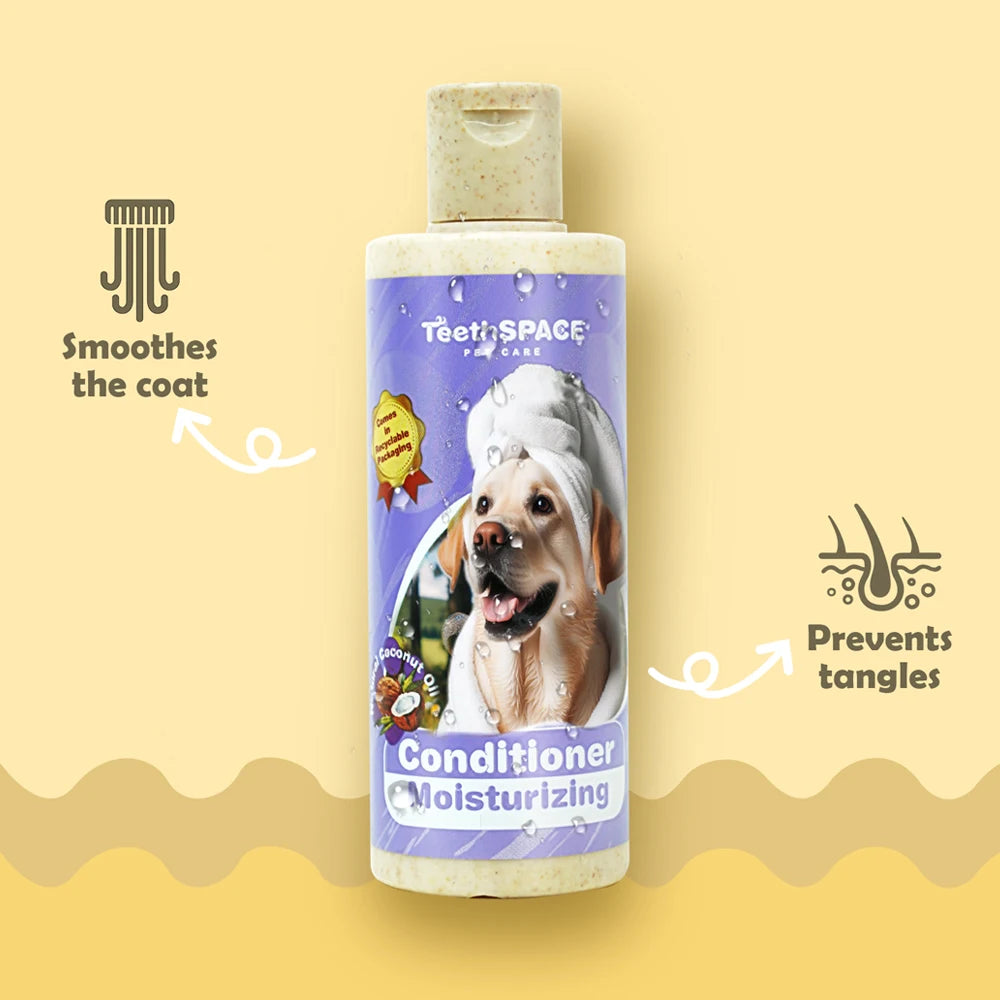 Dog Conditioner PET Grooming Moisturize Organic Conditioner for Dogs and Cats Soothes