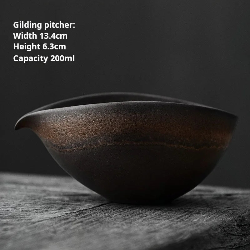 Handmade Stoneware Coffee and Matcha Cup, Japanese Style, 200 ml - image 8