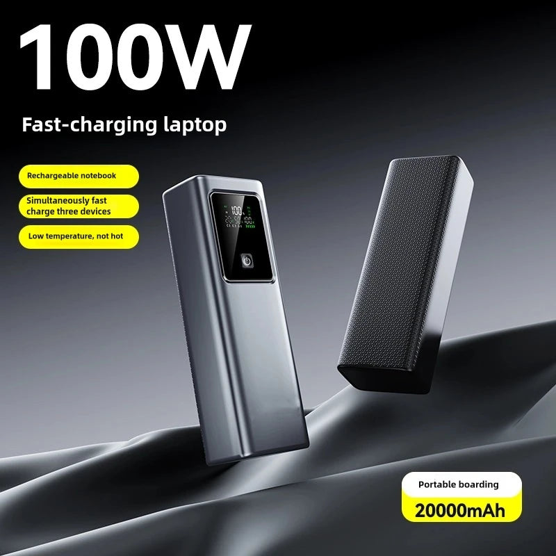 Portable 20000mah Power Bank 100W PD Fast Charging Laptop LED Display Quick Charger
