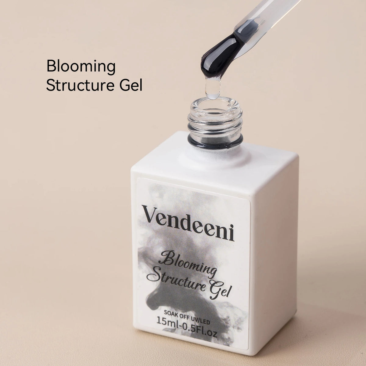 Air Blooming Structure Gel for Nail Art, Soak-Off, 15 ml