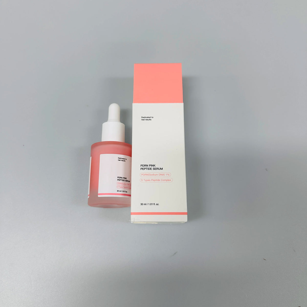 Premium Korean PDRN Pink Peptide Serum - 30ML Anti-Aging Facial Treatment for Deep
