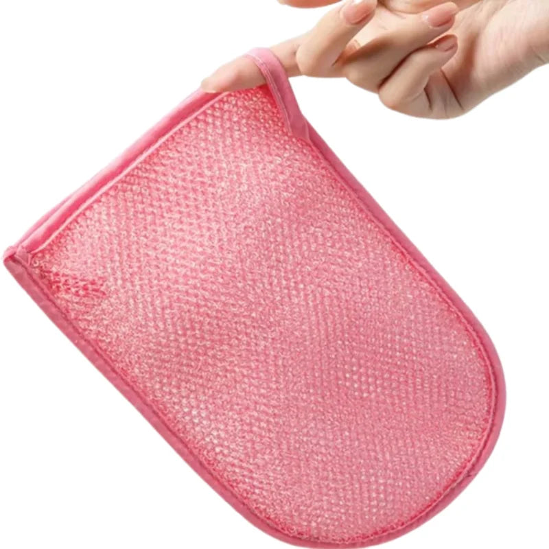 Nylon Net Shower Glove for Body Exfoliation, 23 x 14.5 cm - image 3
