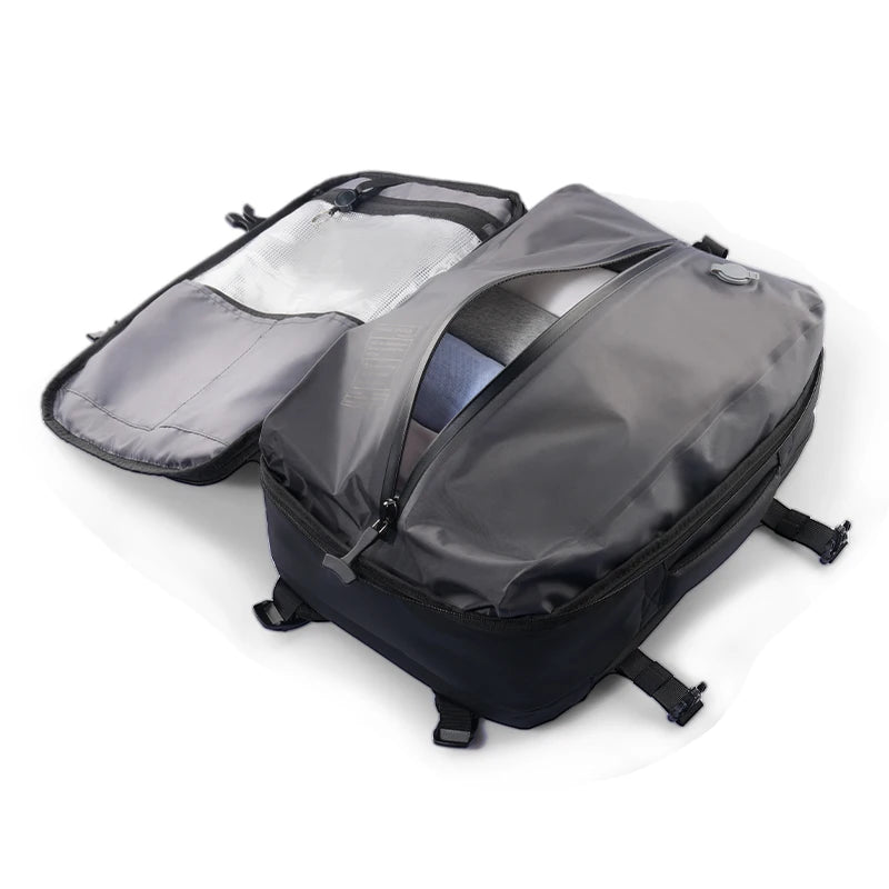 Vacuum Compression Laptop Travel Backpack, Oxford Fabric, Zip Closure