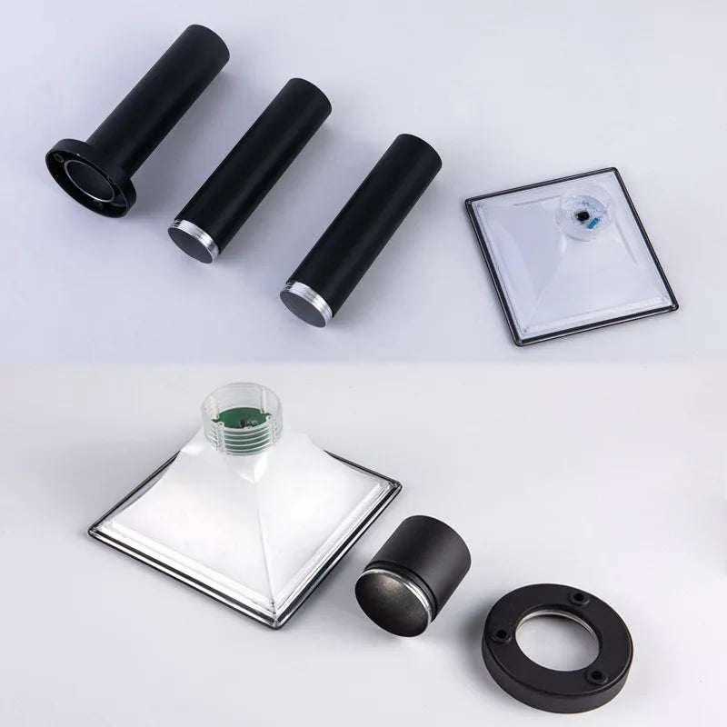 Minimalist Aluminum Solar Lawn Light, 7W, 360° Beam, IP65 - image 6