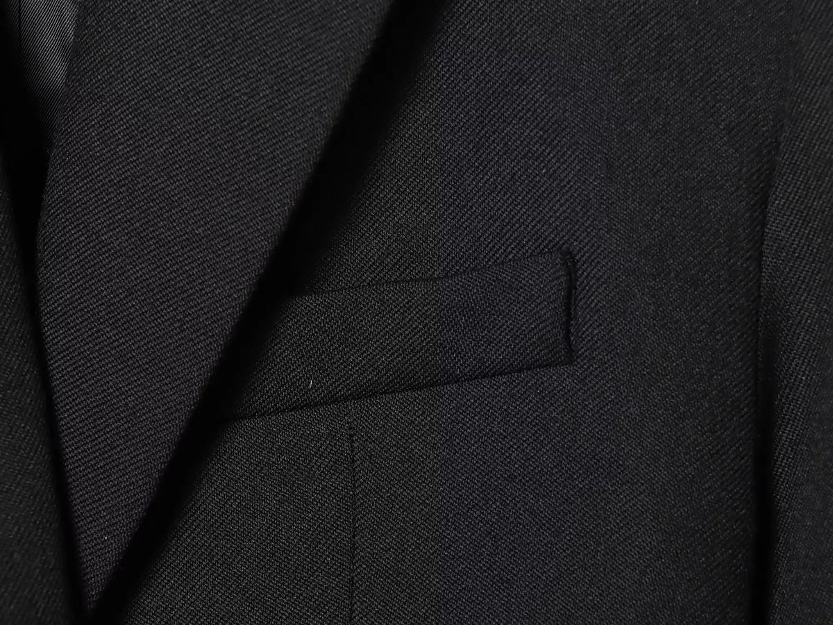Retro Straight-Cut Cropped Blazer with Short Collar and Pockets - image 3