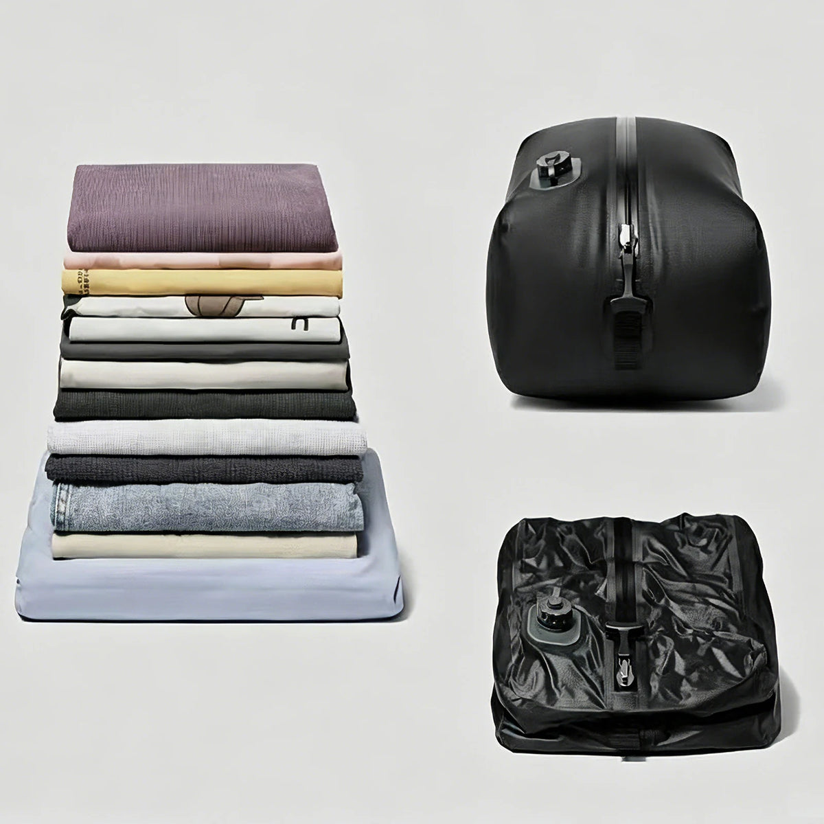 Reusable TPU Compression Bag with Waterproof Zipper, 30-40L - image 6