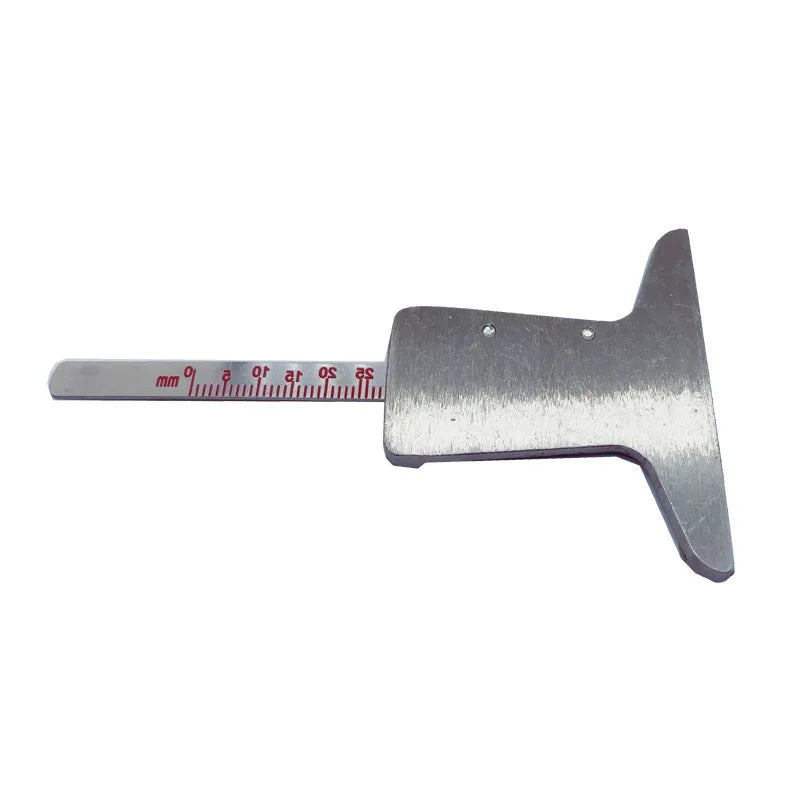 35 g Stainless Steel Tire Tread Depth Gauge for Cars and Motorcycles - image 3