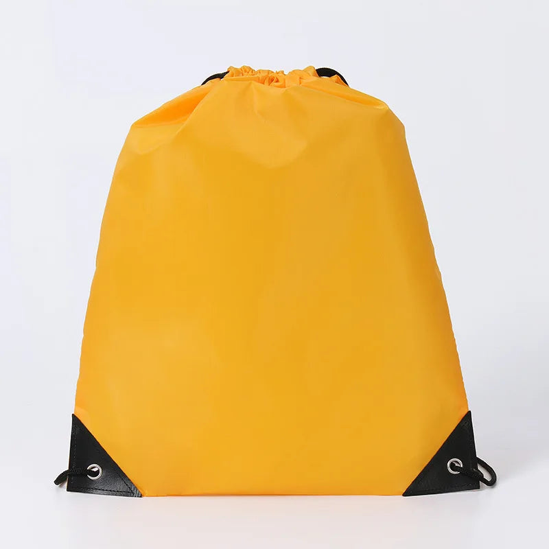 210D Polyester Drawstring Backpack for Running Shoes and Gym Gear
