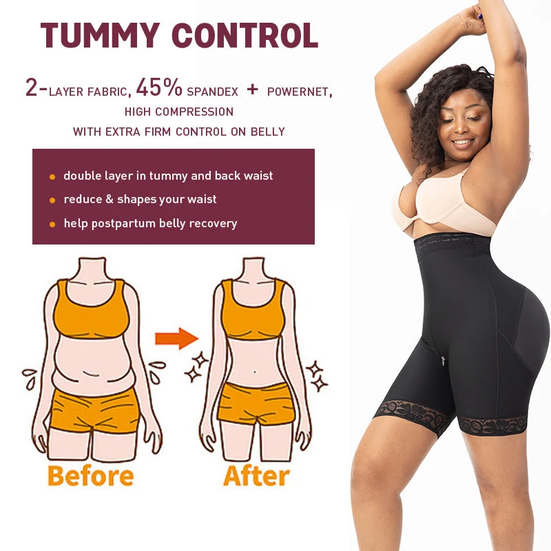 Tummy Control Compression Post Surgery Body Shaper Flat Tummy Butt Lifter Panties