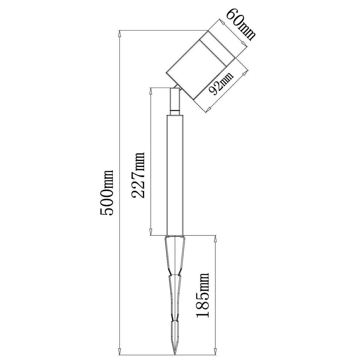 Waterproof LED Outdoor Solar Wall Light