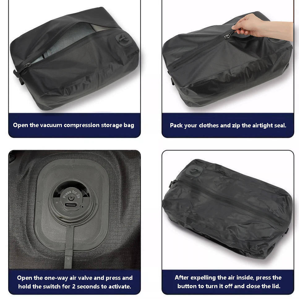 Airtight TPU Camping Compression Bag, Moisture-Proof, 25L - image 6