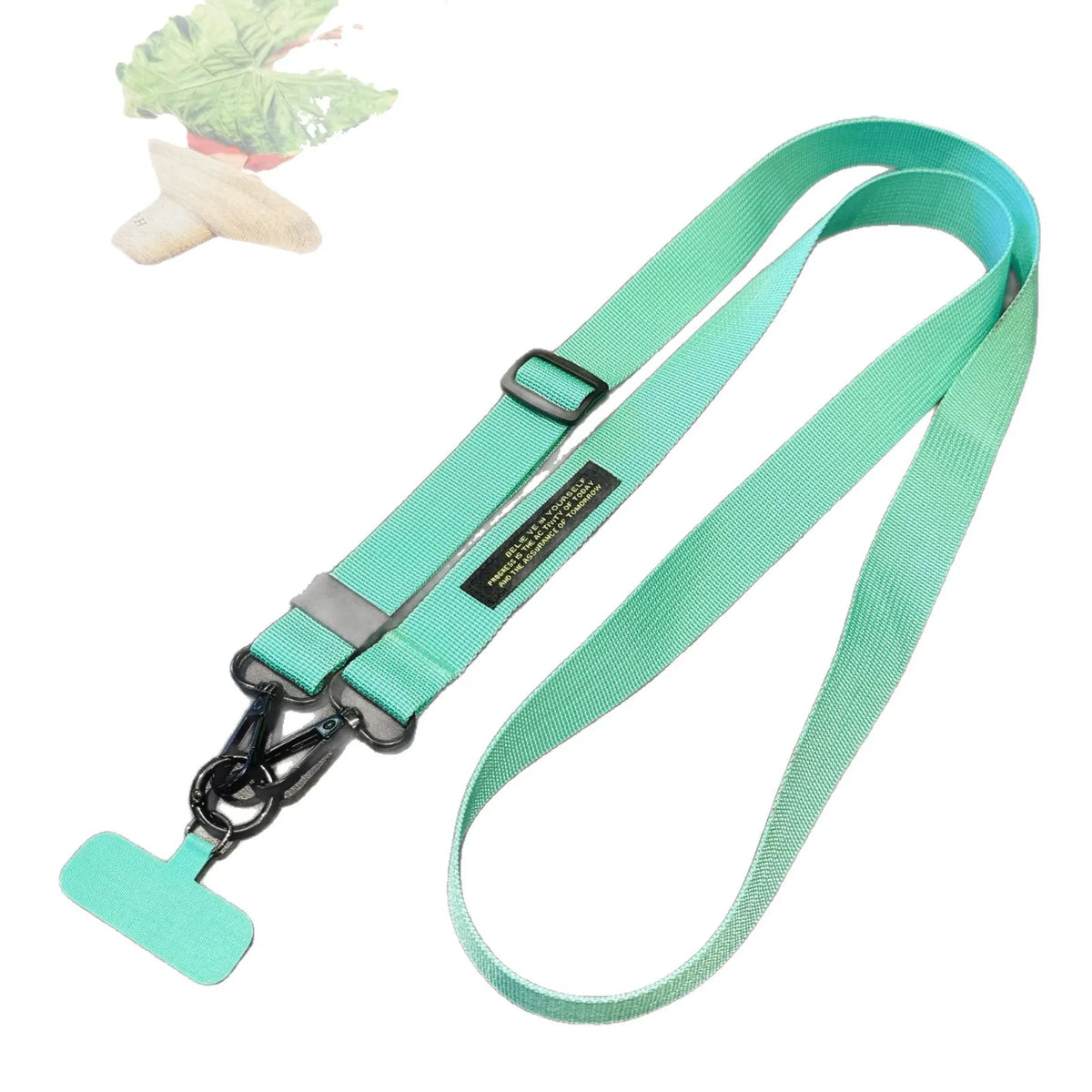 Wide Woven Nylon Phone Lanyard for Crossbody or Neck Wear, 150 cm - image 5