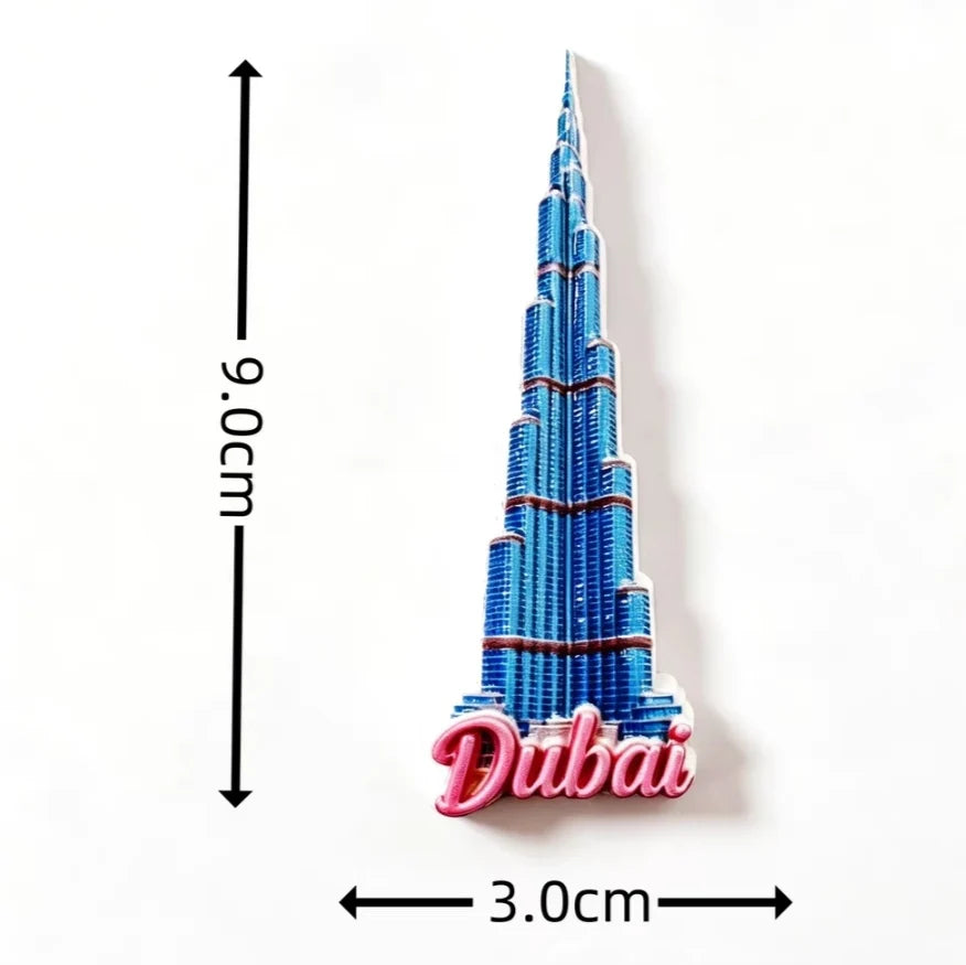 Dubai 3D Souvenir Fridge Magnet, United Arab Emirates Design - image 9