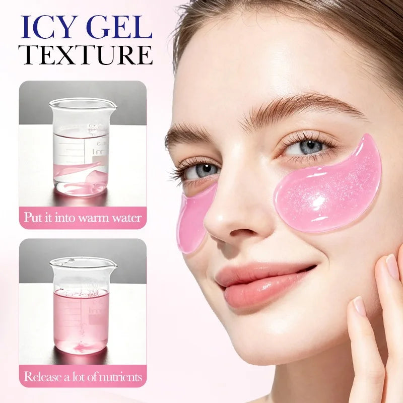 Collagen Niacinamide Brightening Eye Mask 30 Pairs Fade Dark Circles Anti-Wrinkle
