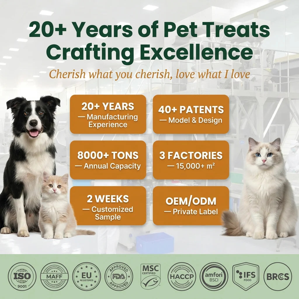 Eco-friendly Freeze-Dried Salmon Cube High-Protein PET Food Treats for Small Senior Dogs