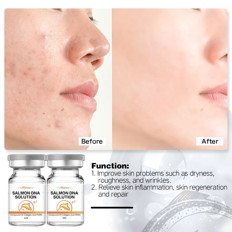 Salmon PDRN Ampoule Serum with Niacinamide, Collagen and Vitamin C - image 5