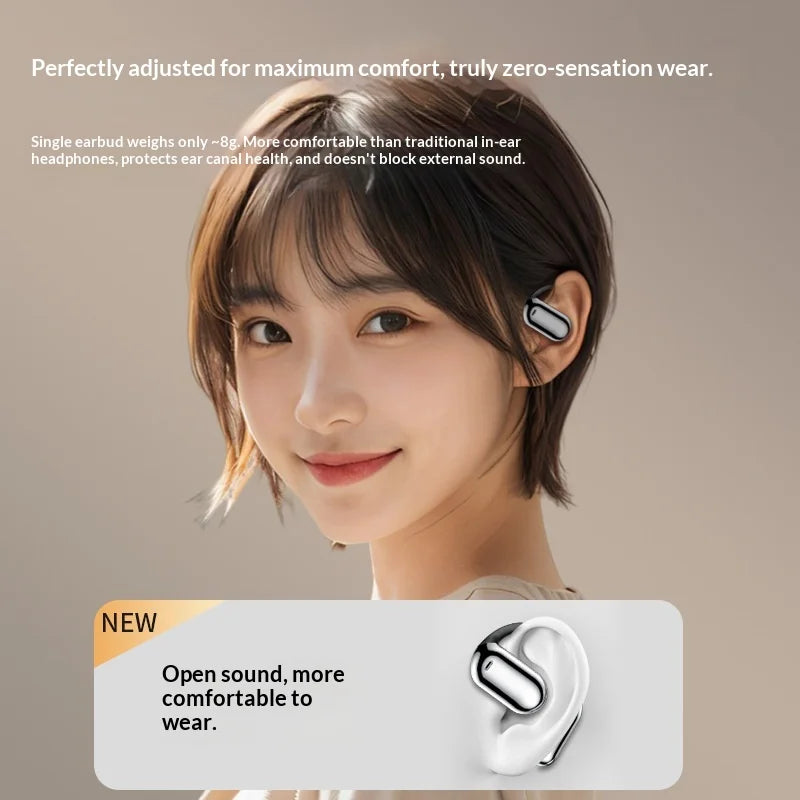 Open-Ear Sports Headphones with Full-Color LCD Touch Screen, IPX7 - image 2