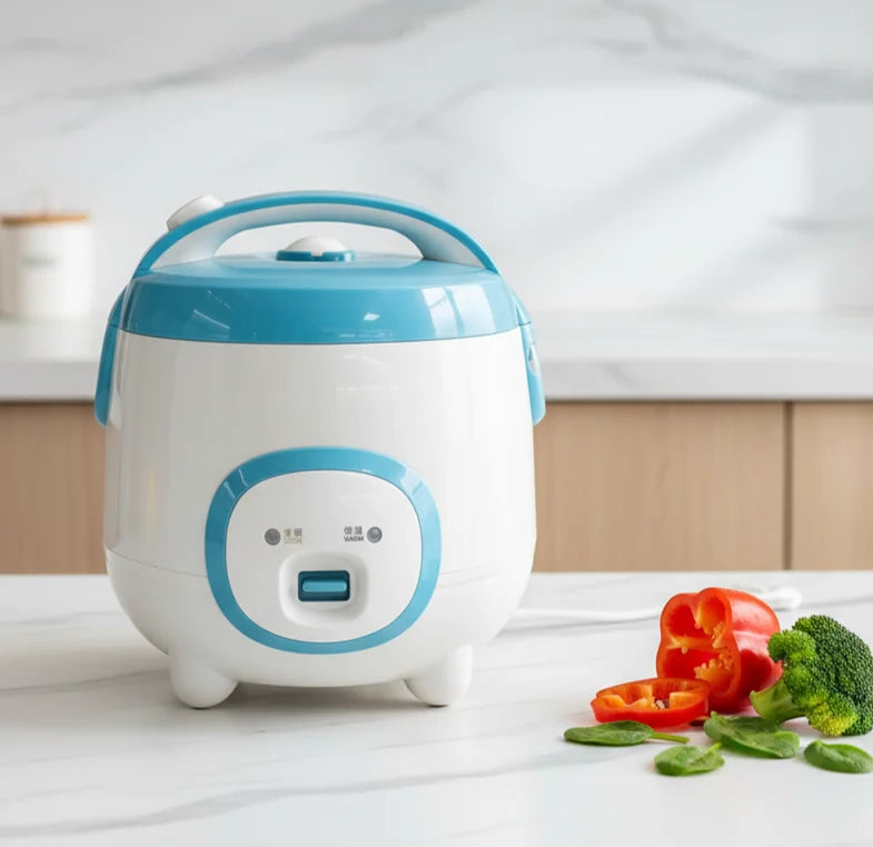 Electric Portable Mini Rice Cooker 1.0L-2.2L Household Multifunctional Plastic