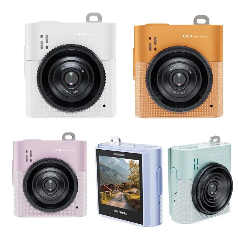 Vintage Film-Style Screenless Camera with Video Capture, SD Card - image 3