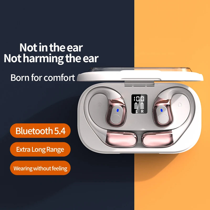 Open-Ear Hook Wireless Earbuds with Digital Display, Bluetooth 5.4 - image 5
