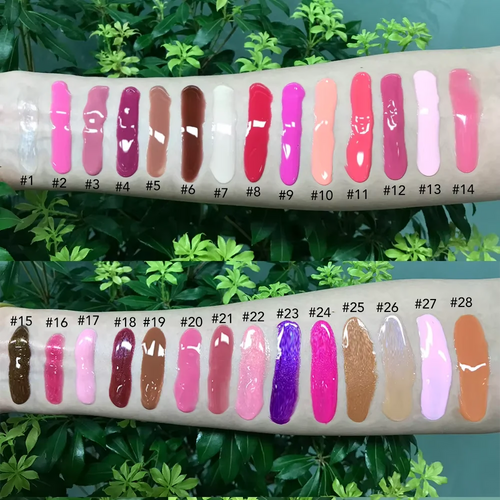 Cosmetics Makeup Mineral Organic Nude Vegan Glossy Lipgloss Shimmer Shiny Glitter Lip